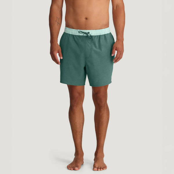 Palmera Swim Trunks in Seapine