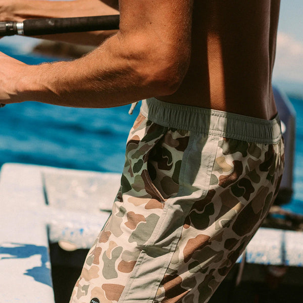 Palmera Swim Trunks in Vintage Camo