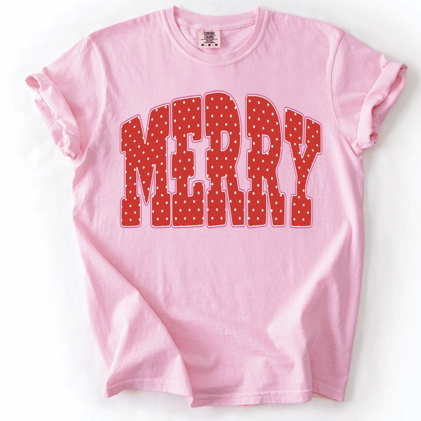 Merry Polka Dot Short Sleeve T-Shirt