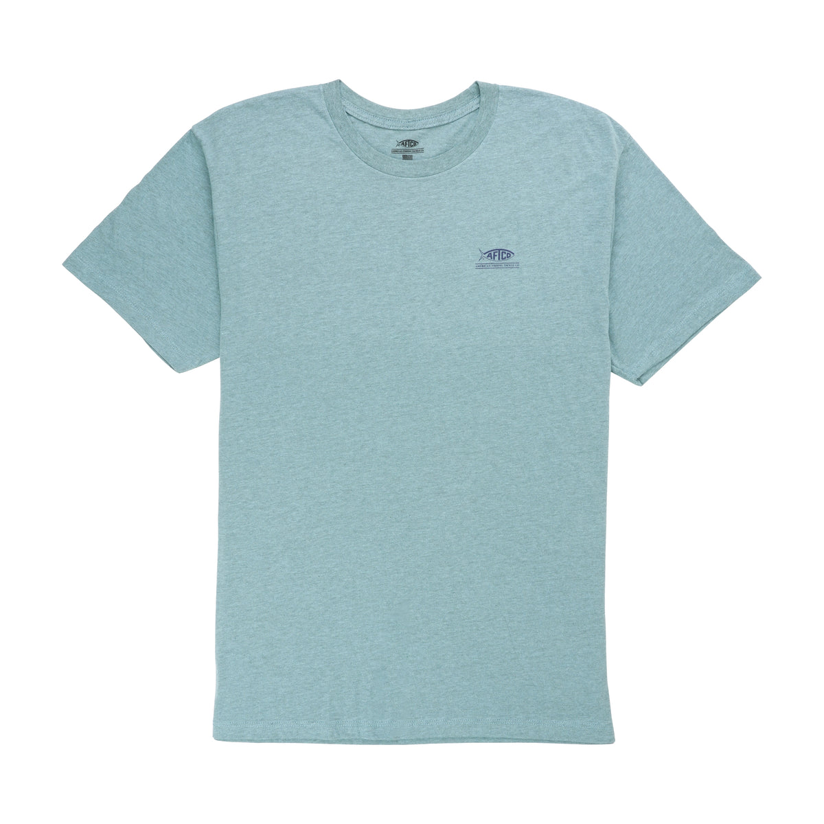 aftco Canton Short Sleeve T-Shirt in Moonstone Heather