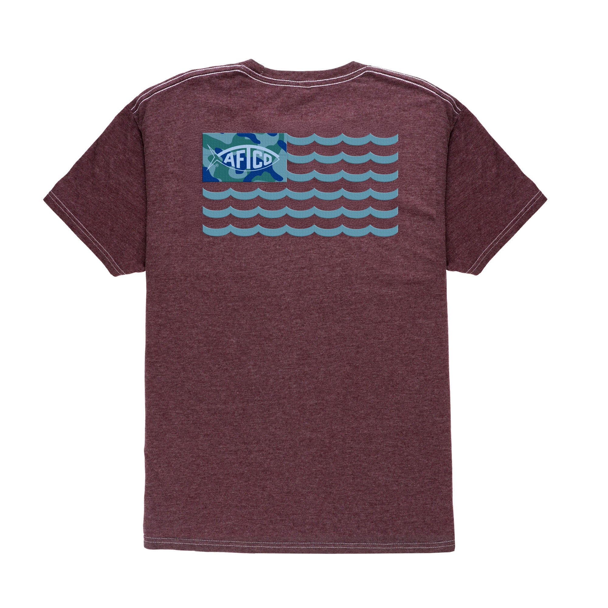Canton Short Sleeve T-Shirt Maroon Heather