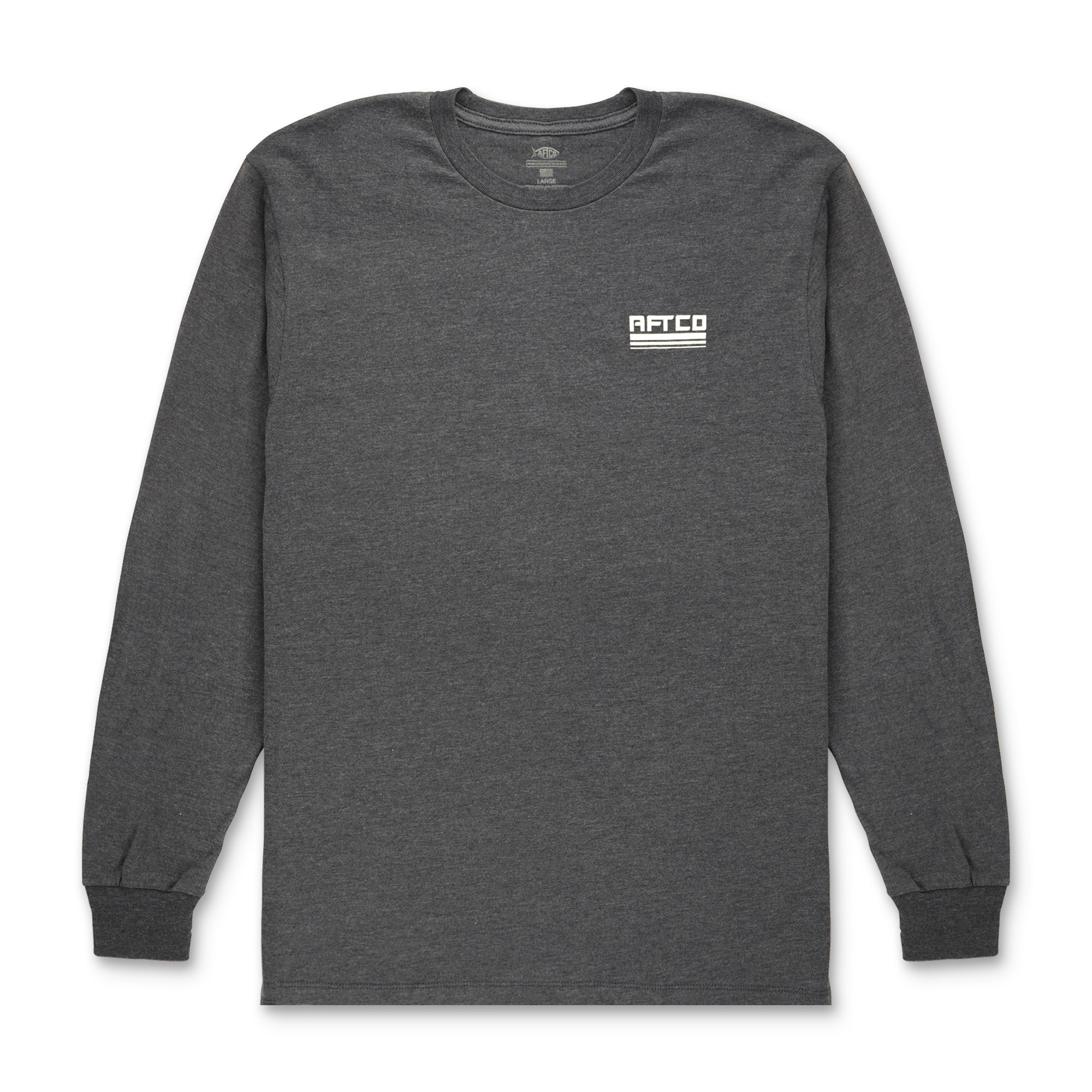 Peak Long Sleeve T-Shirt Charcoal Heather