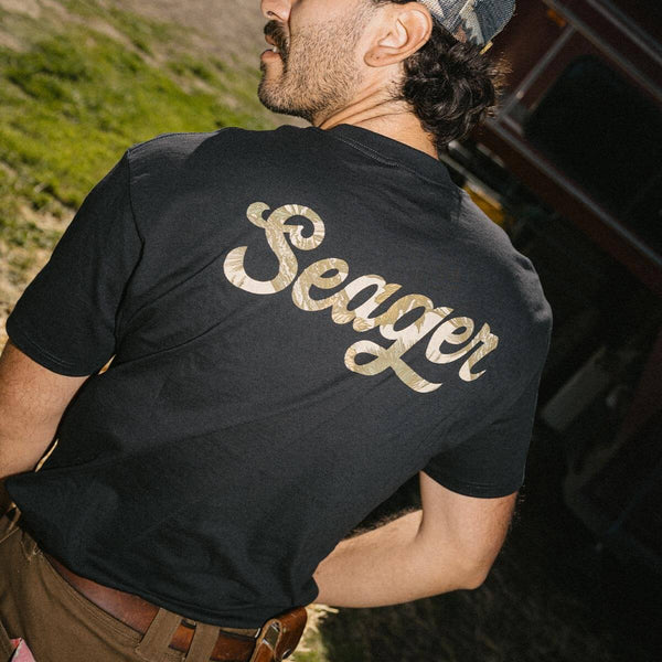Russ Filled Script Short Sleeve T-Shirt