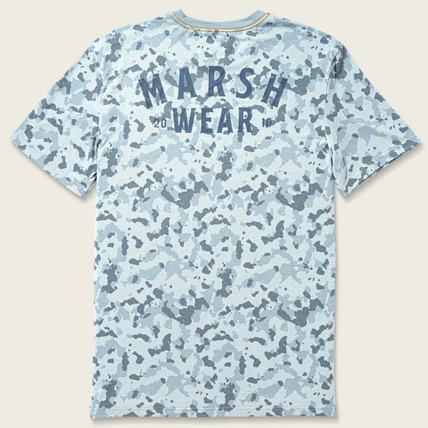 Stackhouse Hagood Short Sleeve T-Shirt in Granite Foxhole Camo