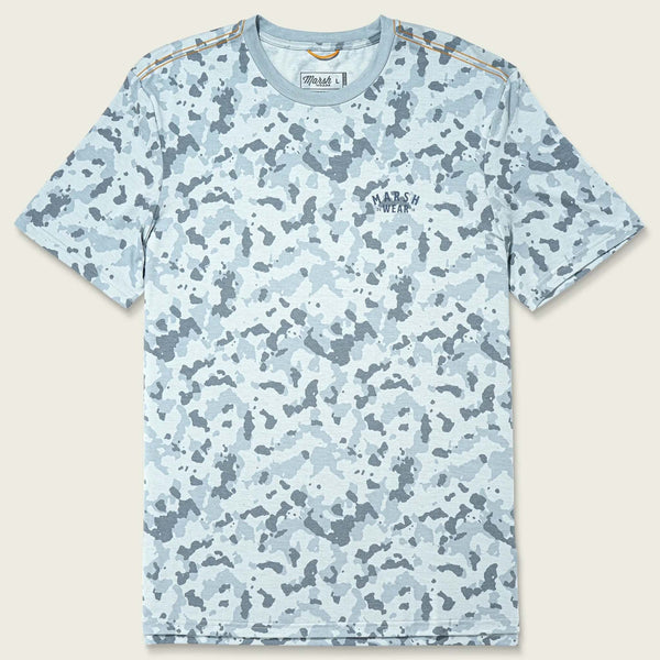 Stackhouse Hagood Short Sleeve T-Shirt in Granite Foxhole Camo