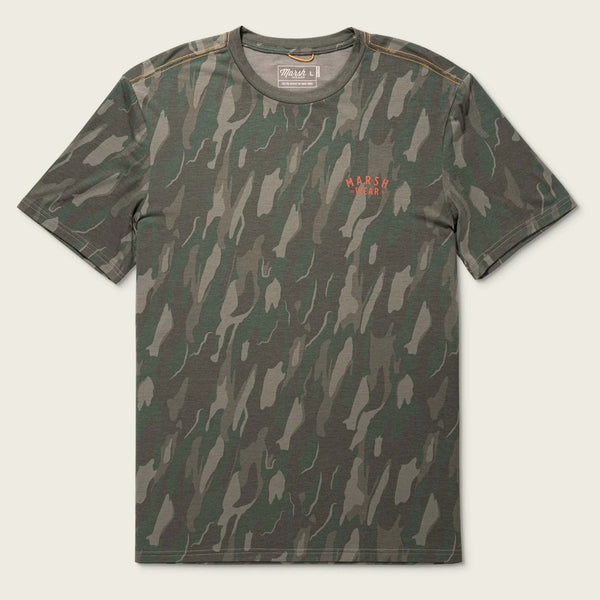 Stackhouse Hagood Short Sleeve T-Shirt in Thyme Lowland Camo