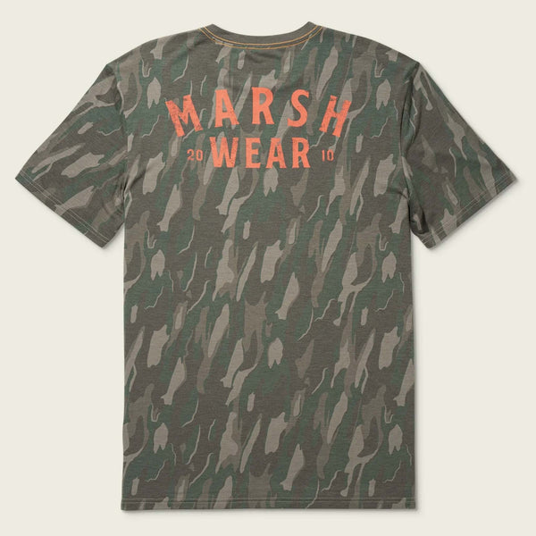Stackhouse Hagood Short Sleeve T-Shirt in Thyme Lowland Camo