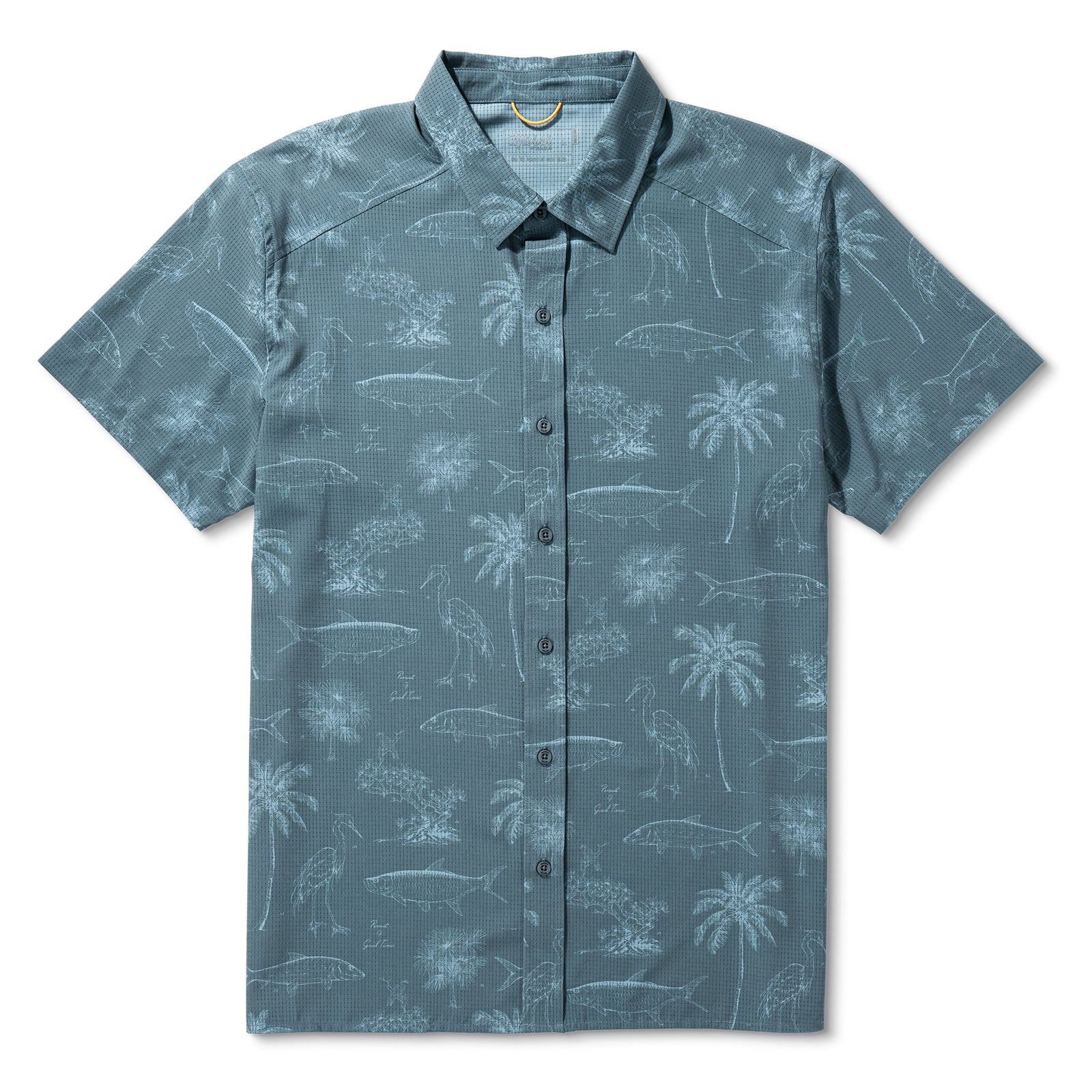 BreezeWeave Short Sleeve Button Down Shirt