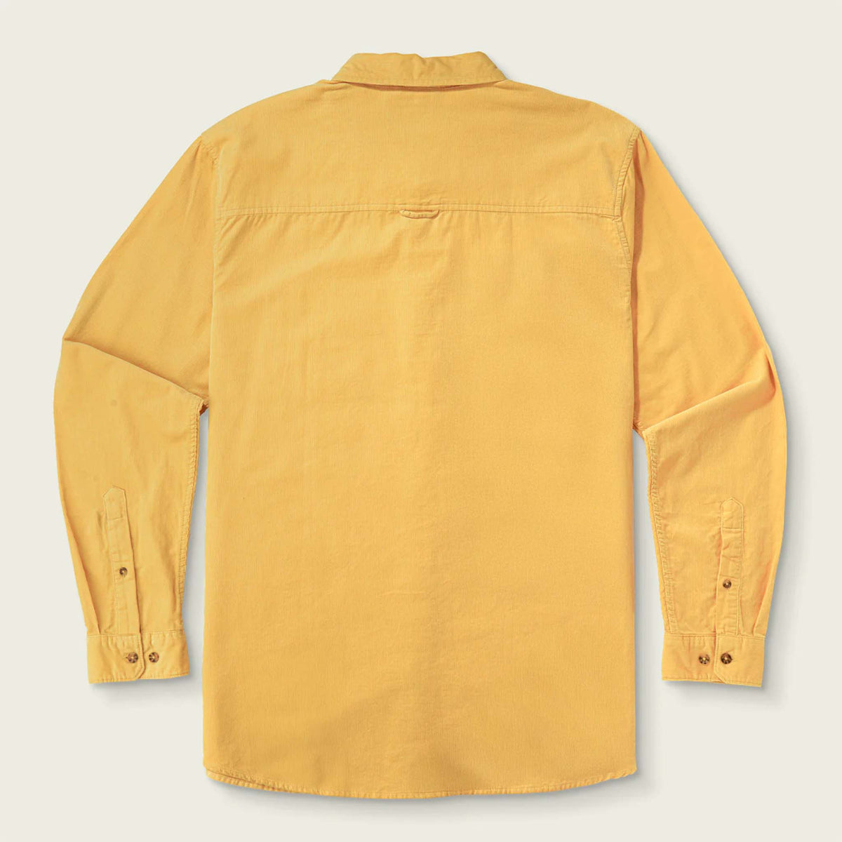 Yellow shirt on a light gray background
