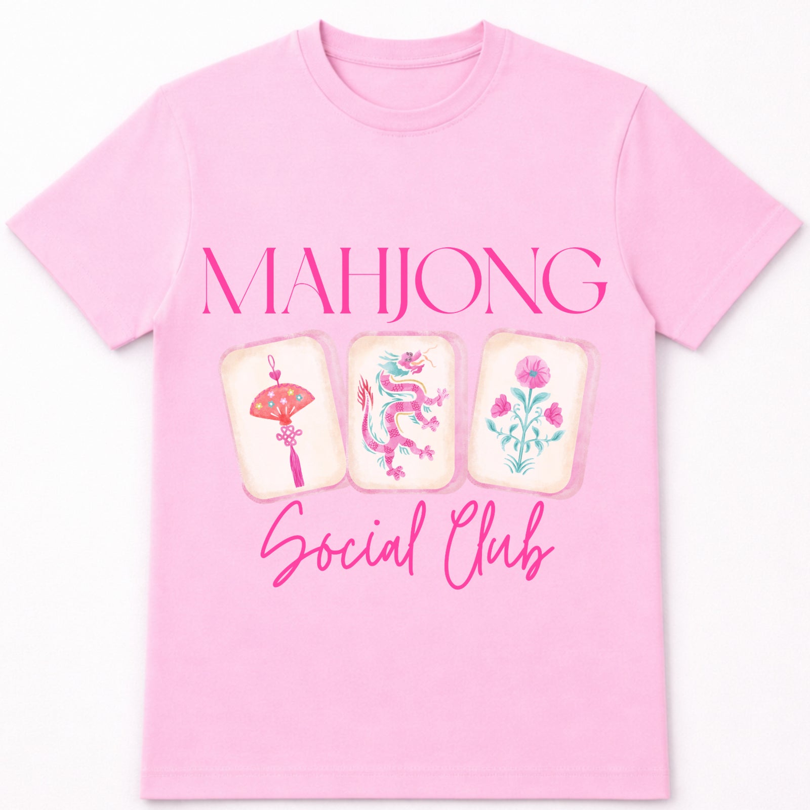 Mahjong Social Club Short Sleeve T-Shirt