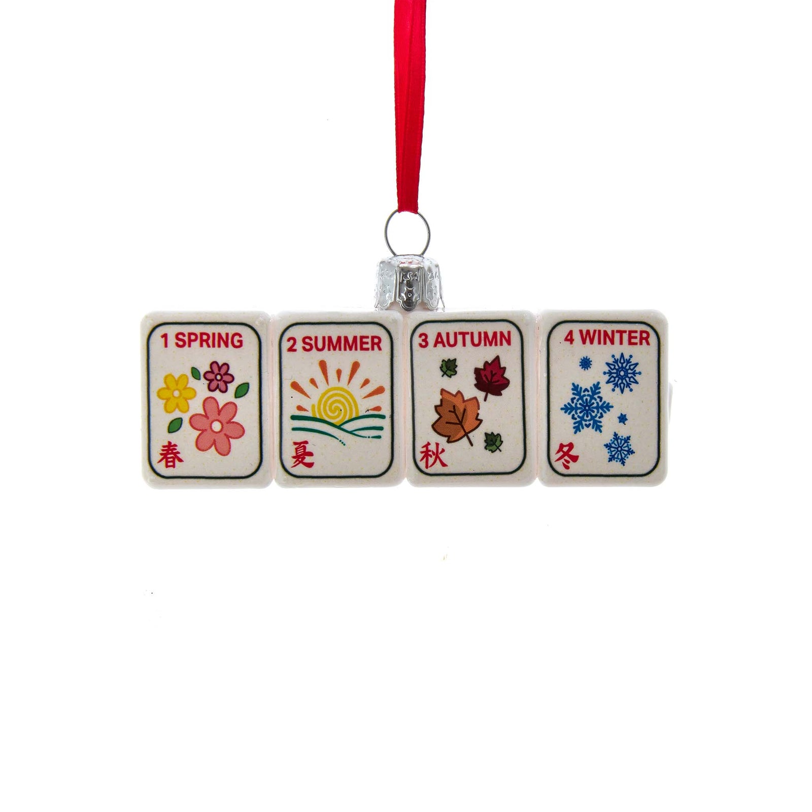 Mahjong Seasons Ornament