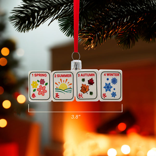 Mahjong Seasons Ornament