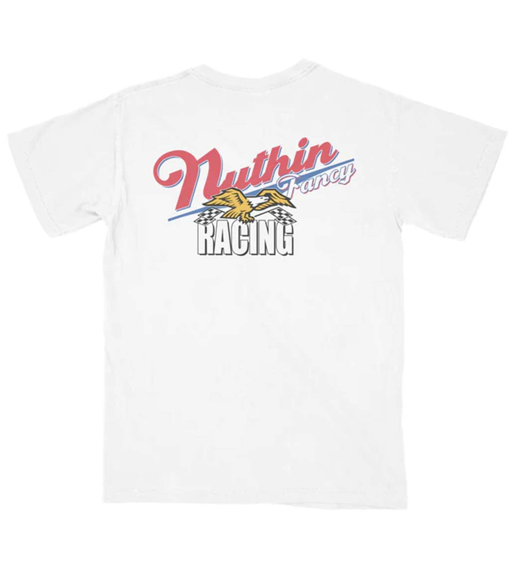 nuthin fancy Darlington Short Sleeve T-Shirt in White