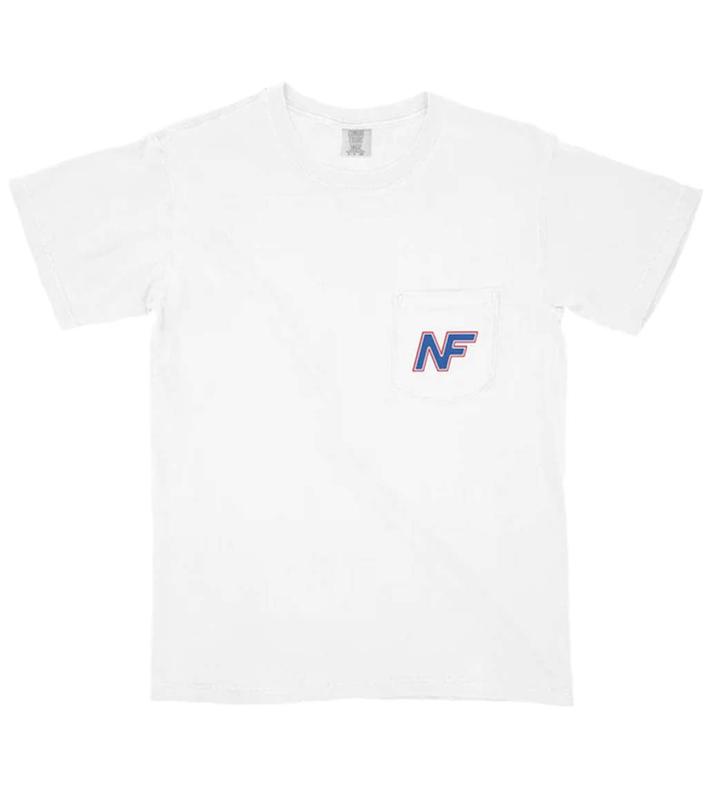 nuthin fancy Darlington Short Sleeve T-Shirt in White