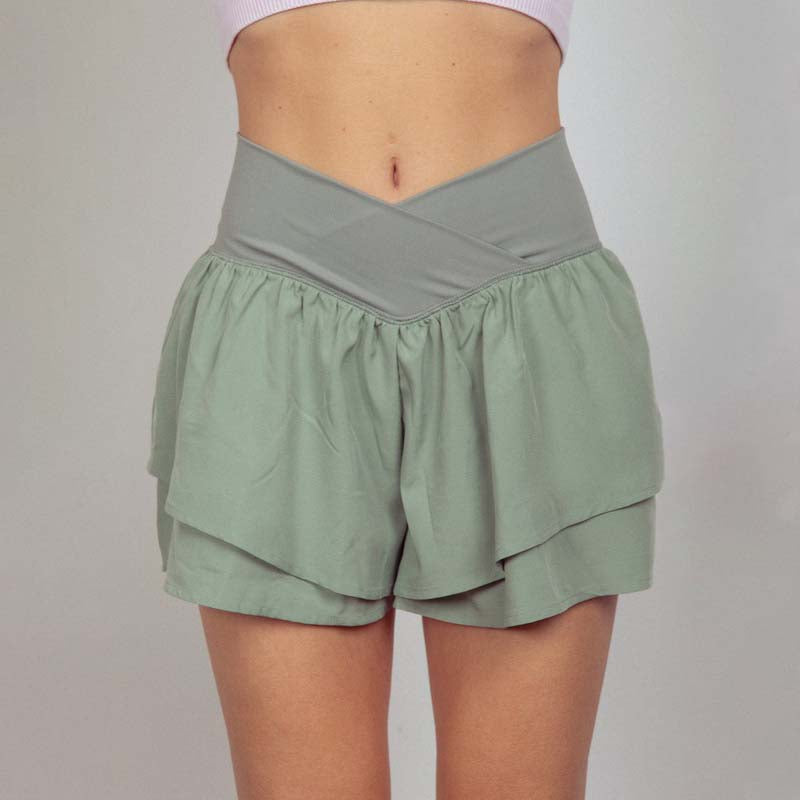 very j double layer shorts