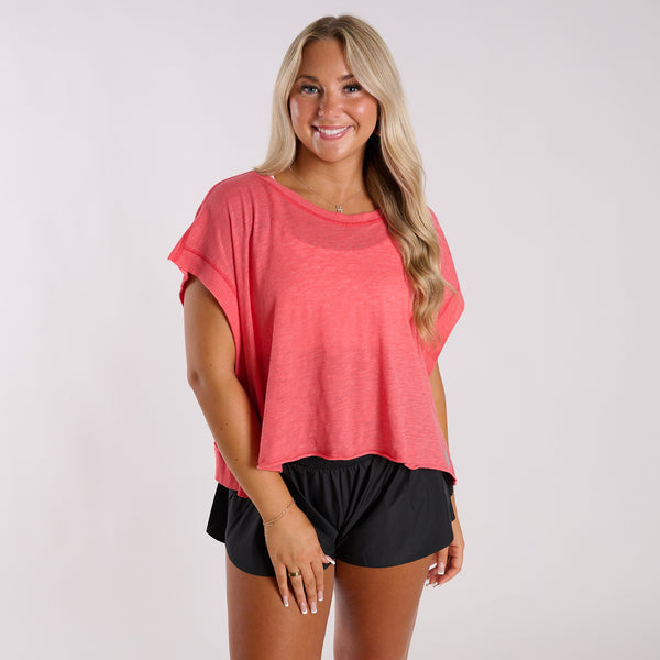 FP Movement My Time Tee in Grapefruit