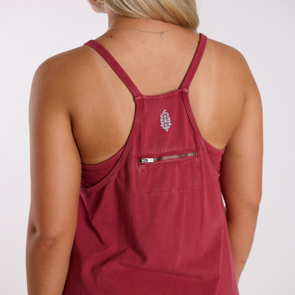 FP Movement Hot Shot Mini Dress in Brick