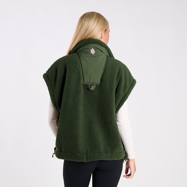 FP Movement Scout It Out Fleece Vest in Ivy