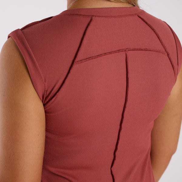 FP Movement Love My Twist Muscle Tank in Fried Clay