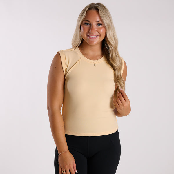 FP Movement Love My Twist Muscle Tank in Pina Colada