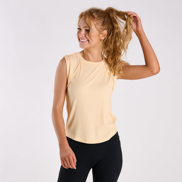FP Movement Love My Twist Muscle Tank in Pina Colada