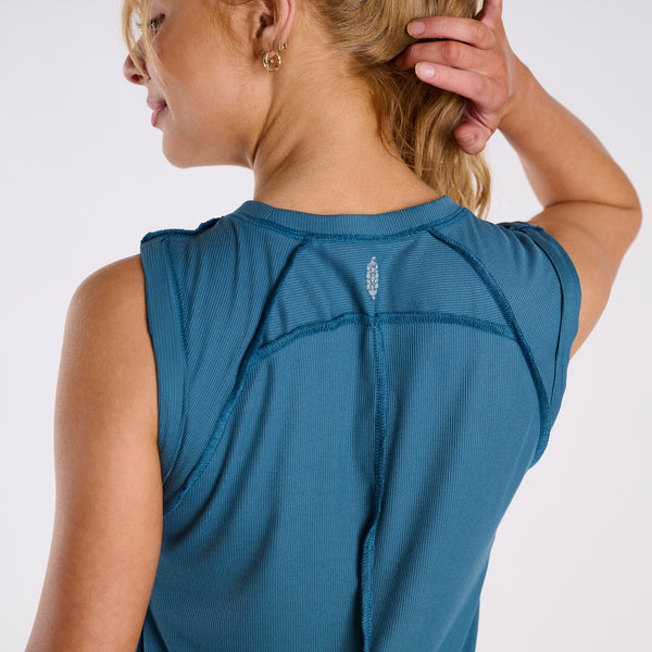 FP Movement Love My Twist Muscle Tank in Riptide