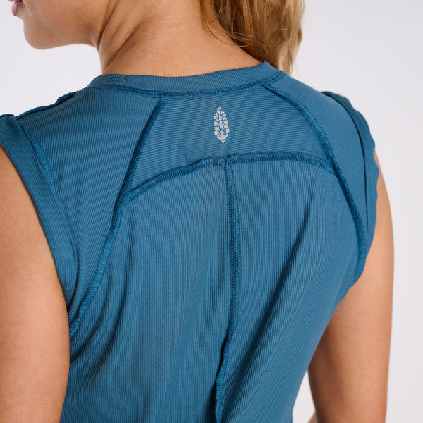 FP Movement Love My Twist Muscle Tank in Riptide