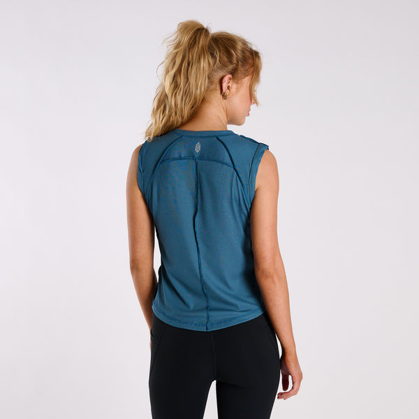 FP Movement Love My Twist Muscle Tank in Riptide