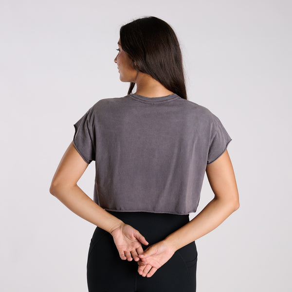 FP Movement Hot Shot Crop Tee in Black