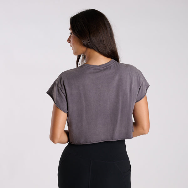 FP Movement Hot Shot Crop Tee in Black