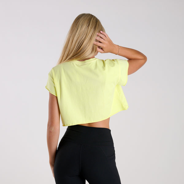 FP Movement Hot Shot Crop Tee in Vapor Lime