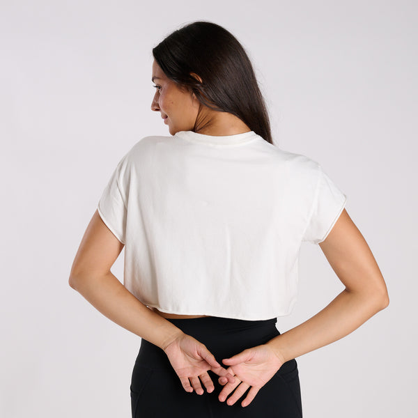 FP Movement Hot Shot Crop Tee in White