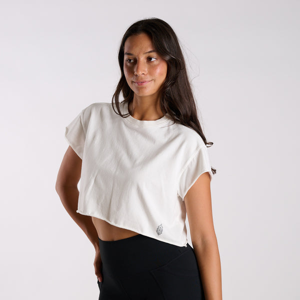 FP Movement Hot Shot Crop Tee in White