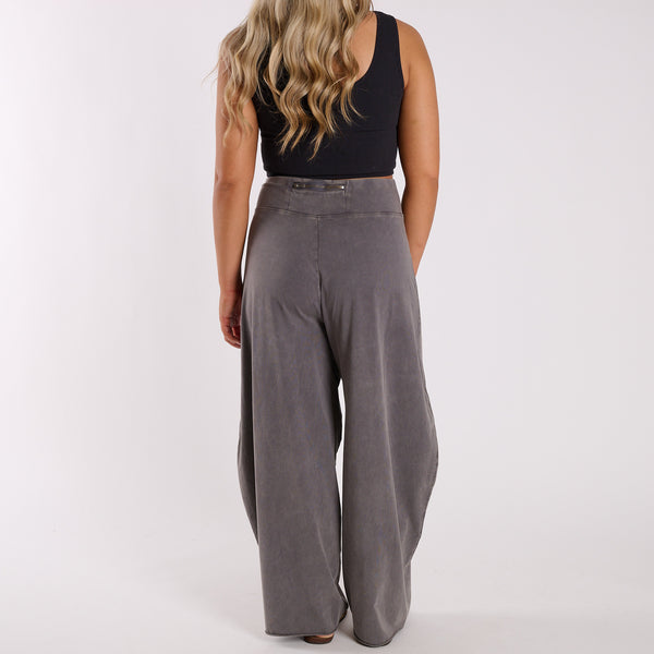 FP Movement Hot Shot Easy Pants in Vintage Black