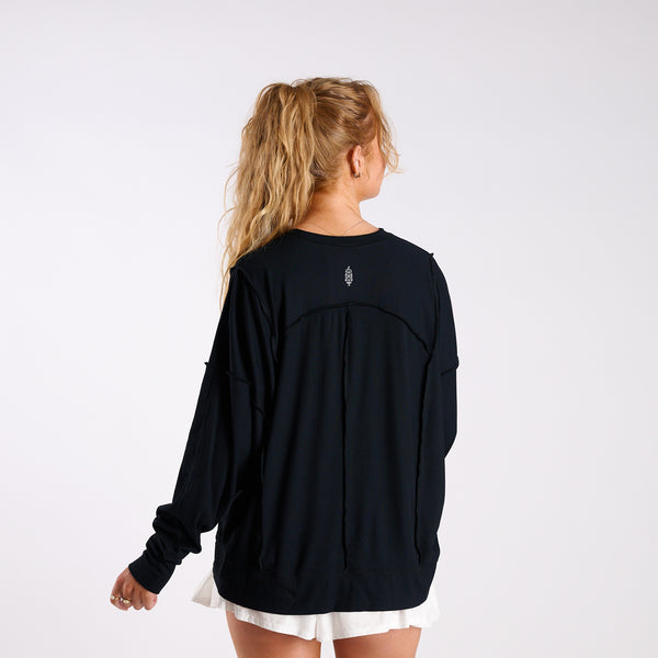 FP Movement Long Sleeve All My Love Tee in Black