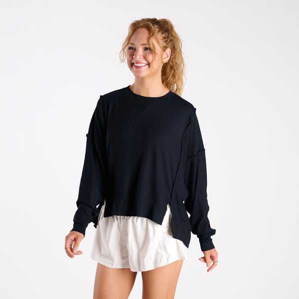 FP Movement Long Sleeve All My Love Tee in Black