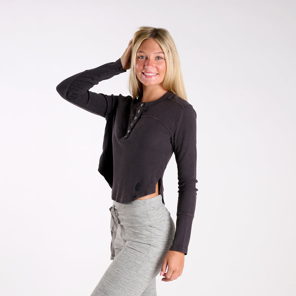 FP Movement Long Sleeve Solid Cool Down Top