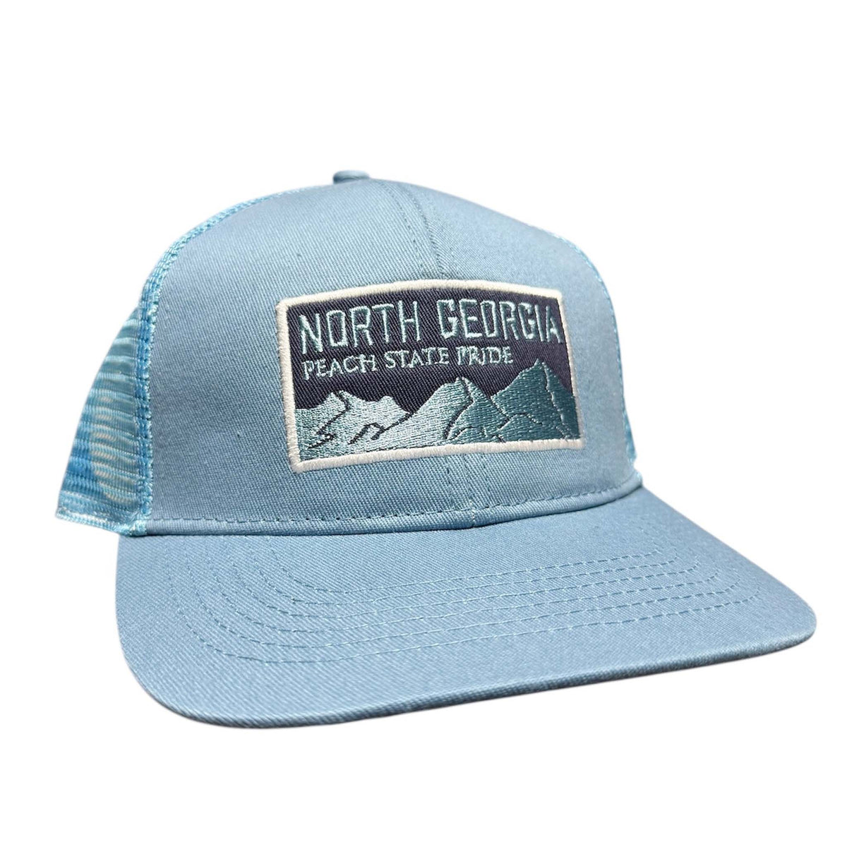 North Georgia Mesh Back Trucker Hat in Blue