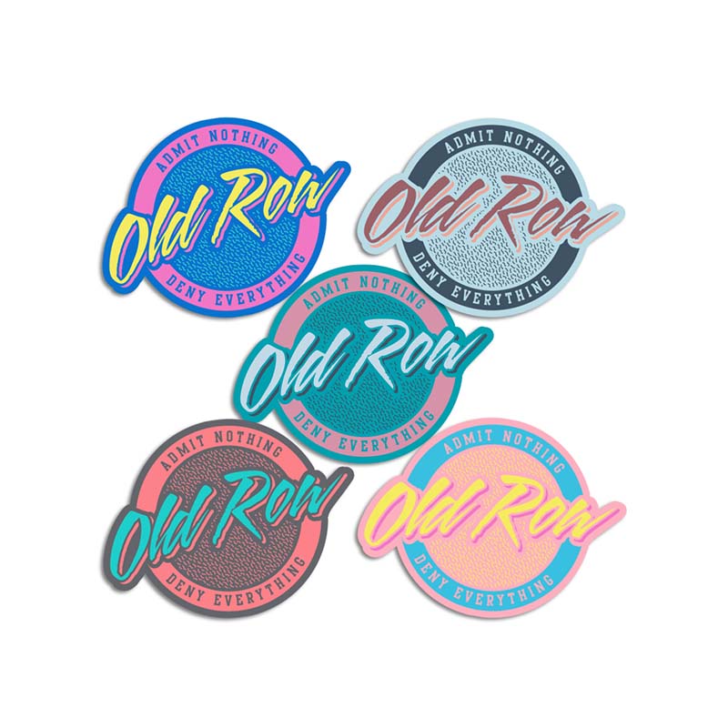Old Row Logo Decal Pack of 5