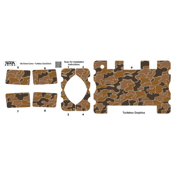 Old School Camo Turtlebox Gen 3 Skin