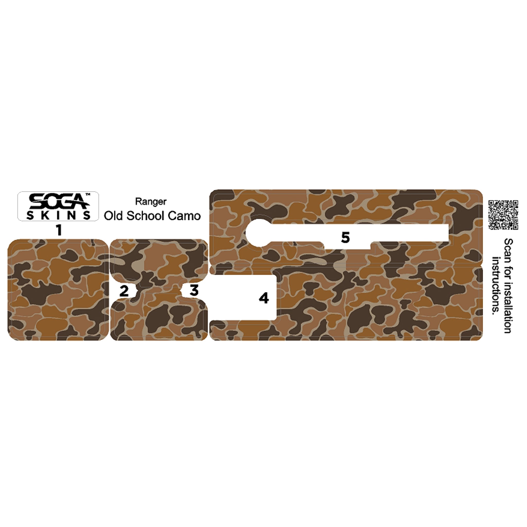 knavetokyo ジャメゴン　camoカラー Soga Skin Old School Camo Turtlebox Ranger Skin | Palmetto Moon