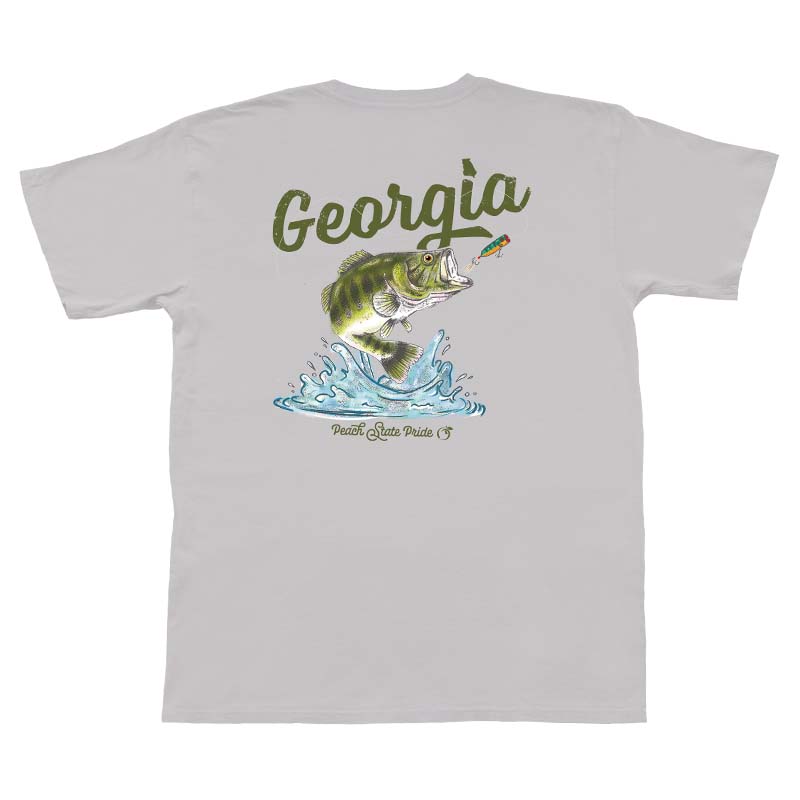 Peach State Pride Georgia Bass Short Sleeve T-Shirt