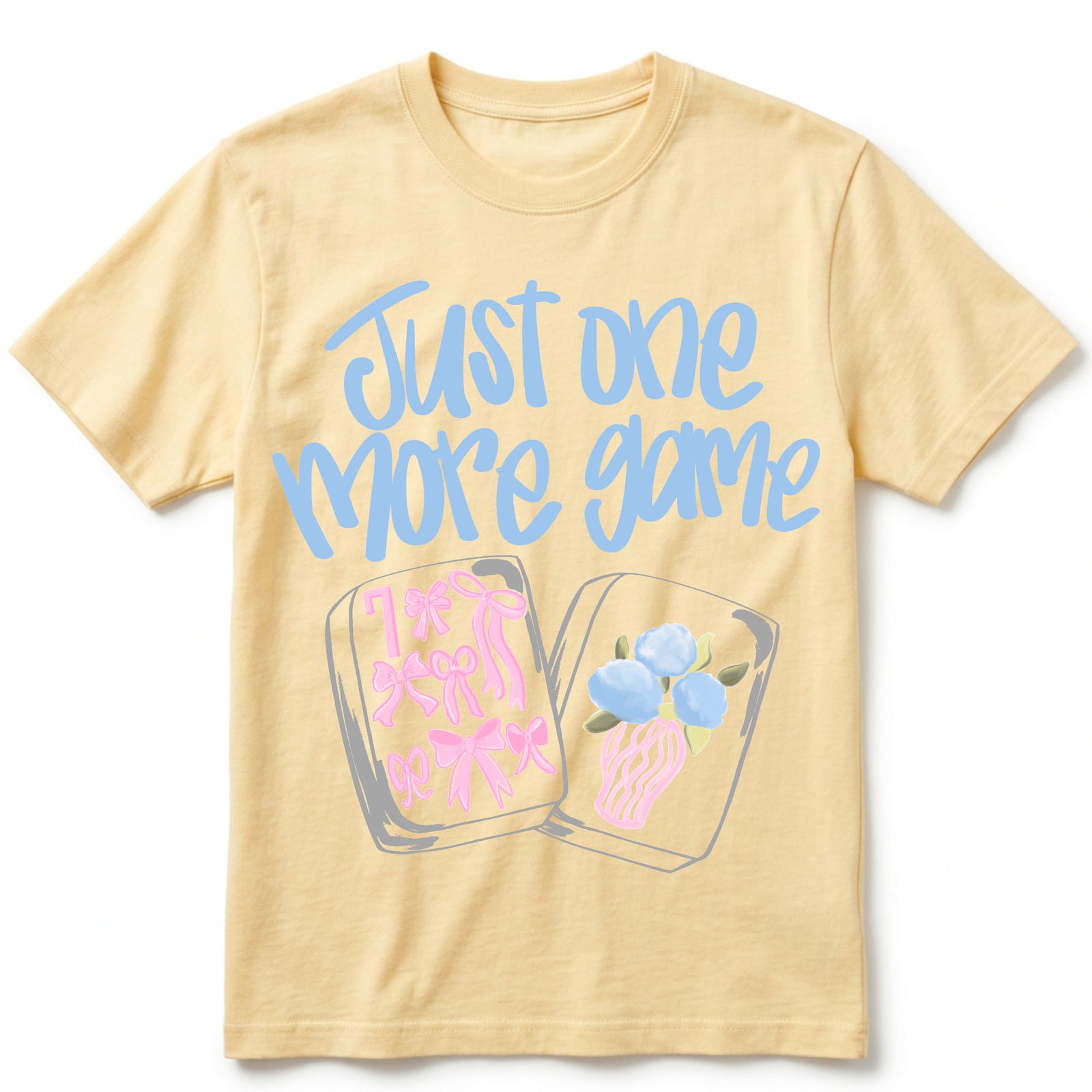 Mahjong One More Game Short Sleeve T-Shirt