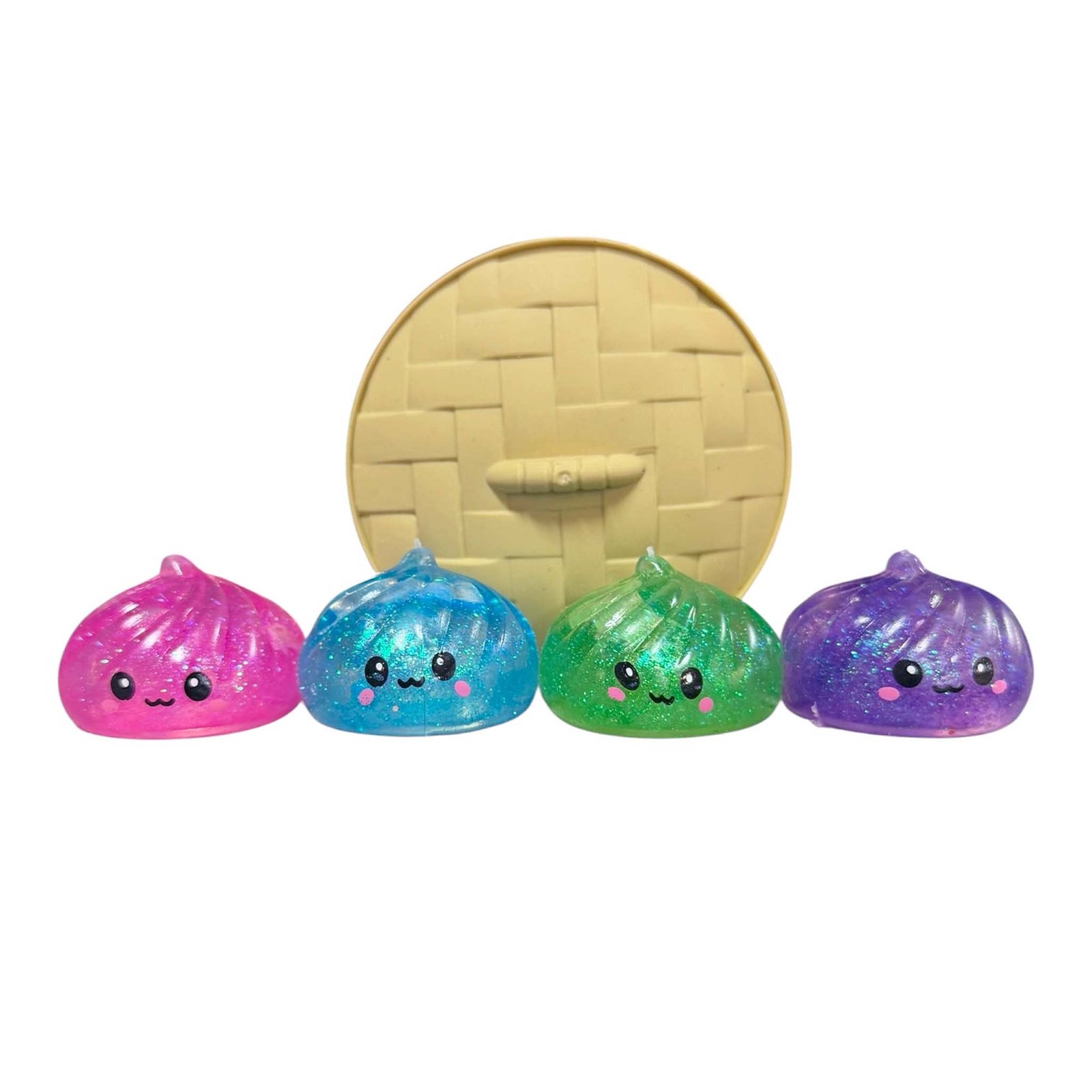 Mini Glitter Dumpling 4 pack - Assorted