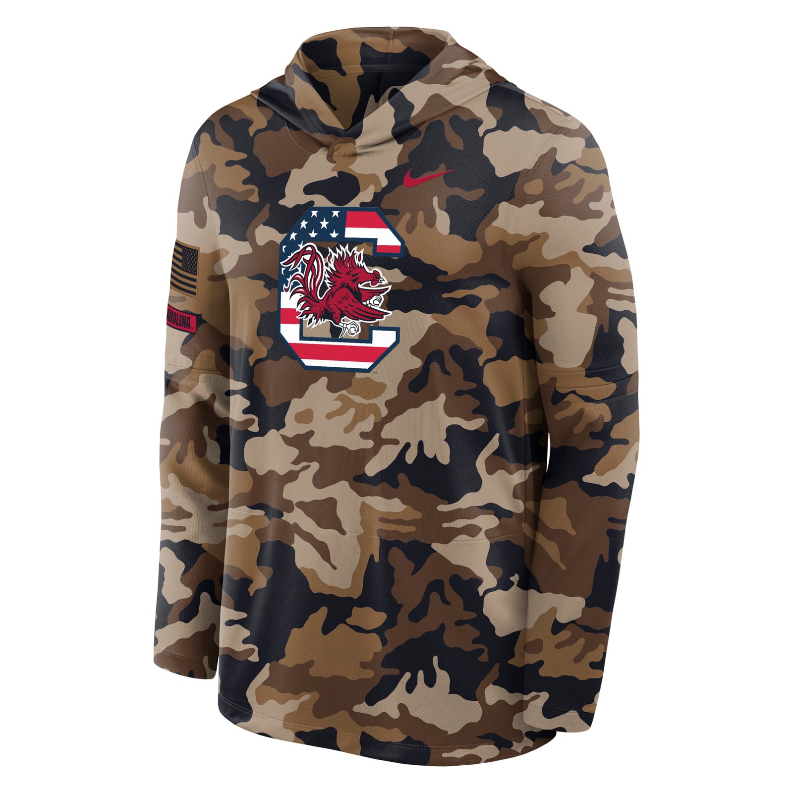 South Carolina Gamecocks Military Dri-FIT Lightweight Hoodie