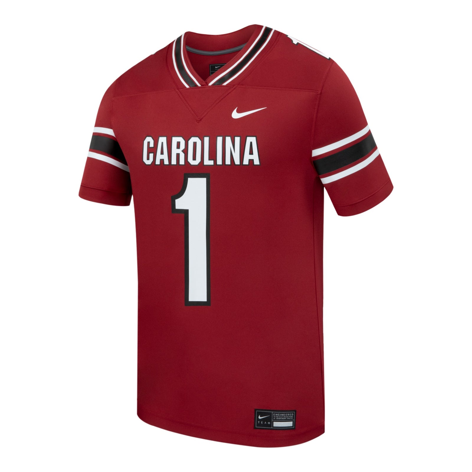 South Carolina Gamecocks #1 Replica Football Jersey in Crimson