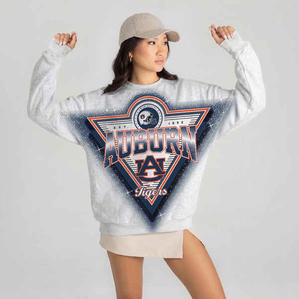 Auburn Tigers Rhinestone Spray Sweatshirt
