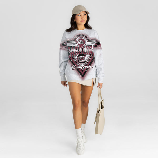 South Carolina Gamecocks Rhinestone Spray Sweatshirt