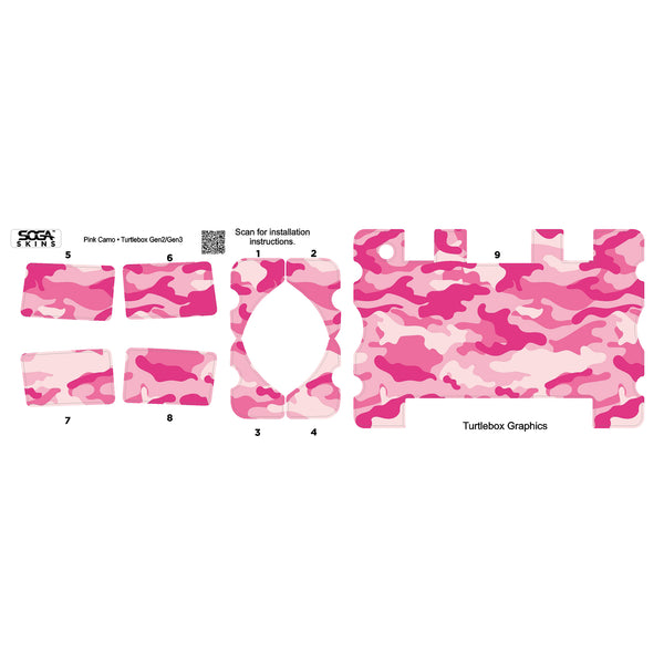 Pink Camo Turtlebox Gen 3 Skin