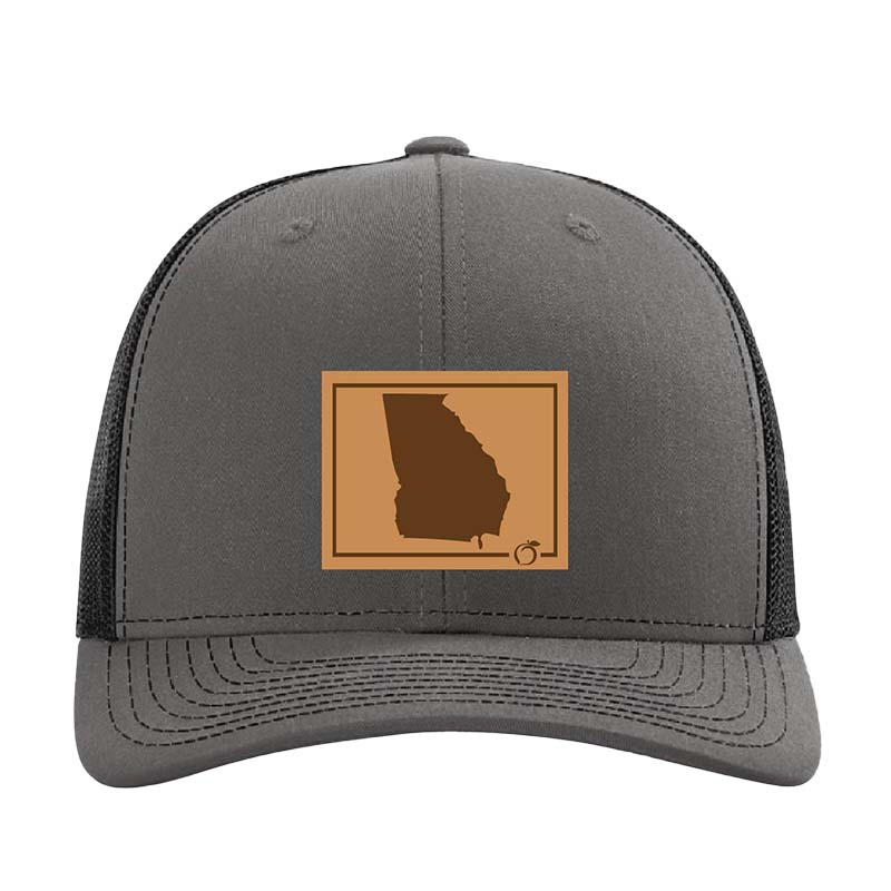 Georgia Outline Trucker in Charcoal and Black